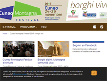 Tablet Screenshot of festivaldellamontagna.it